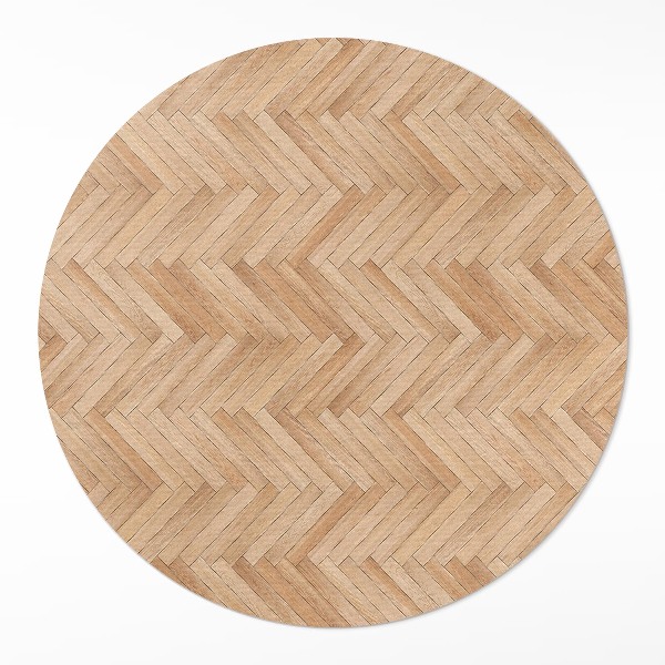 Vinyl rug Beautiful wooden parquet flooring herringbone