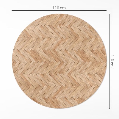 Vinyl rug Beautiful wooden parquet flooring herringbone