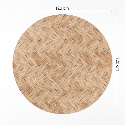 Vinyl rug Beautiful wooden parquet flooring herringbone