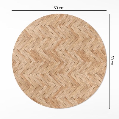 Vinyl rug Beautiful wooden parquet flooring herringbone