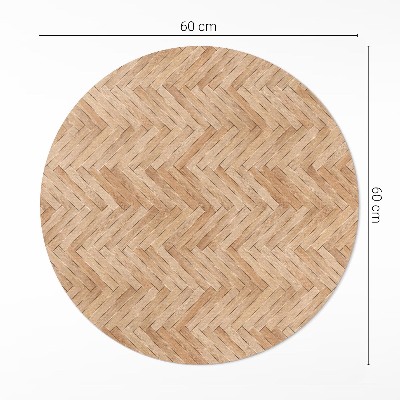 Vinyl rug Beautiful wooden parquet flooring herringbone
