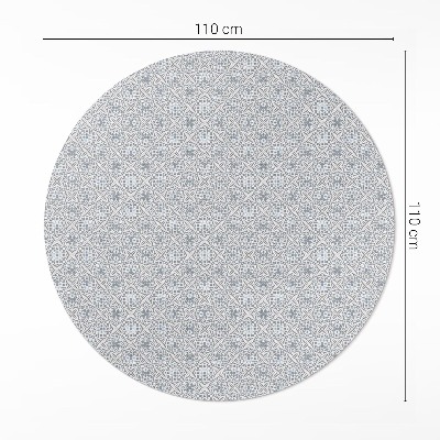 Pvc carpet Tiny mosaic ornamental details