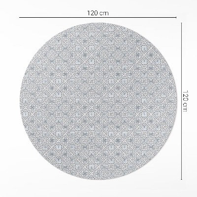 Pvc carpet Tiny mosaic ornamental details
