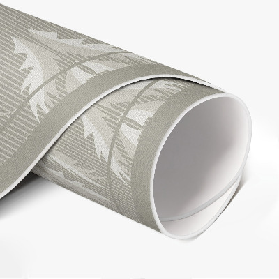 Vinyl floor rug Plant ornaments regular pattern