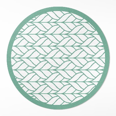 Pvc carpet Linear leaves minimalist pattern