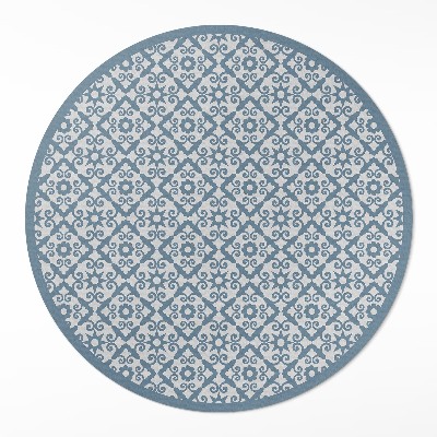 Vinyl floor rug Ornamental mosaic decorative tiles