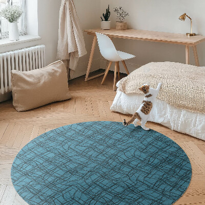 Vinyl floor rug Pattern fabric irregular thread material