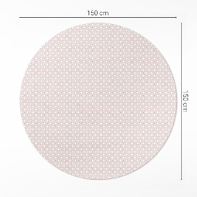 Pvc rug Tiny mosaic in pastel colors