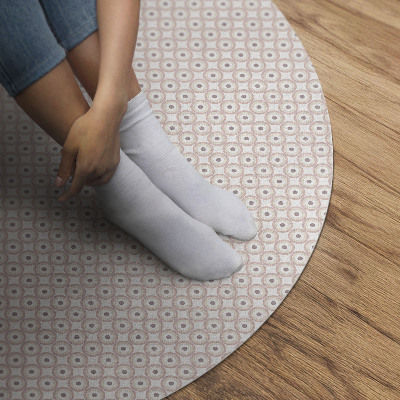 Pvc rug Tiny mosaic in pastel colors