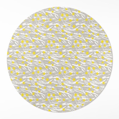 Vinyl rug Field meadow tiny flowers boho