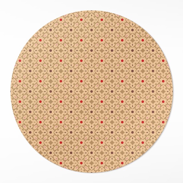 Vinyl floor rug Oriental design style Persian