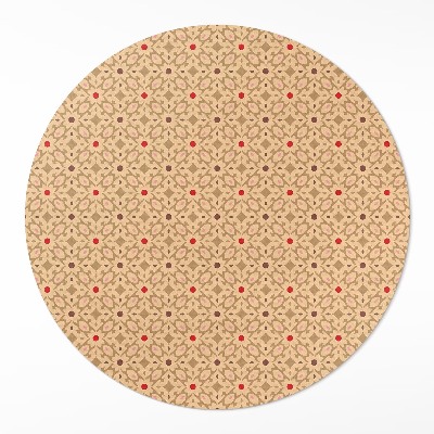 Vinyl floor rug Oriental design style Persian