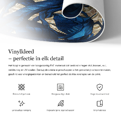 Vinyl floor rug Mediterranean mosaic fine tiles