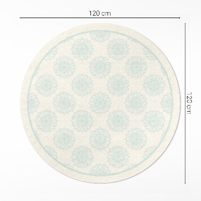 Pvc rug Bright sunflower floral pattern
