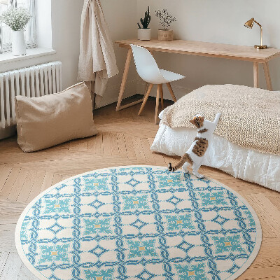 Pvc carpet Chain link decorative tiles