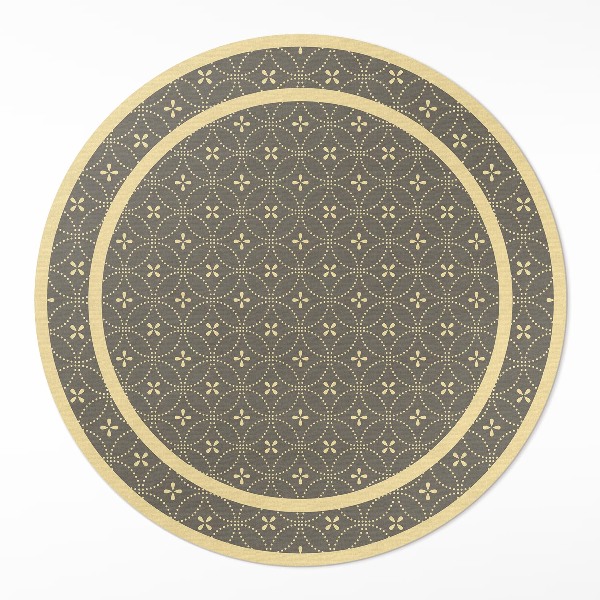Vinyl rug Fashion pattern stylish circles