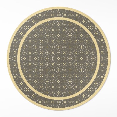 Vinyl rug Fashion pattern stylish circles