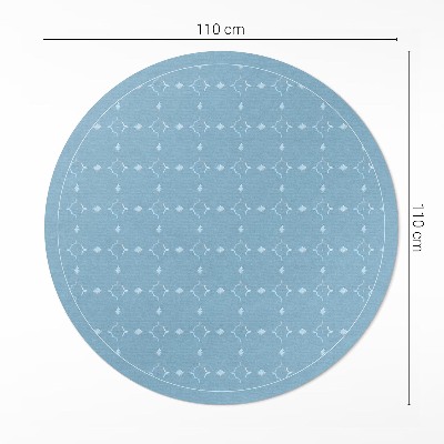 Vinyl rug Tiny delicate regular pattern