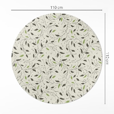 Pvc rug Tiny petals delicate climbing plants