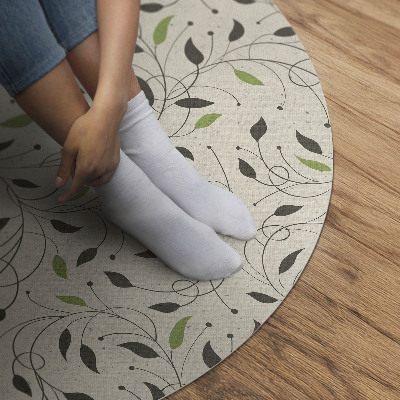 Pvc rug Tiny petals delicate climbing plants