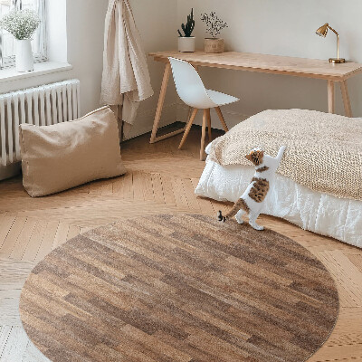 Vinyl rug Stylish wooden parquet flooring