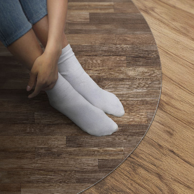 Vinyl rug Stylish wooden parquet flooring