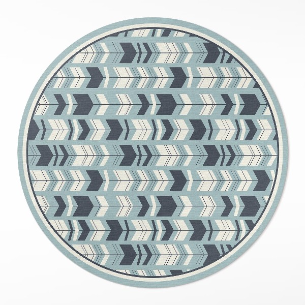 Pvc carpet Boho arrow Indian pattern