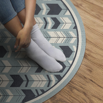Pvc carpet Boho arrow Indian pattern