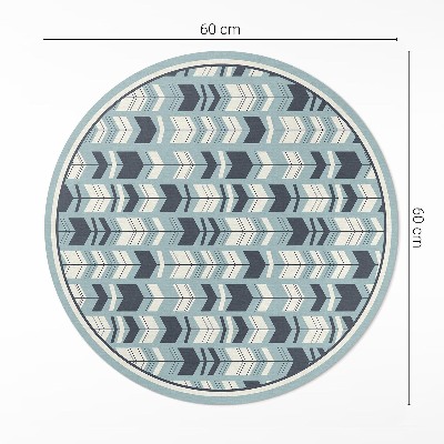 Pvc carpet Boho arrow Indian pattern