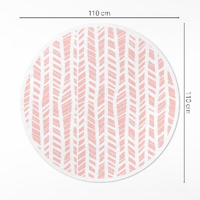 Vinyl floor rug Indian pattern pastel boho
