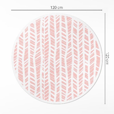 Vinyl floor rug Indian pattern pastel boho