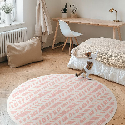 Vinyl floor rug Indian pattern pastel boho