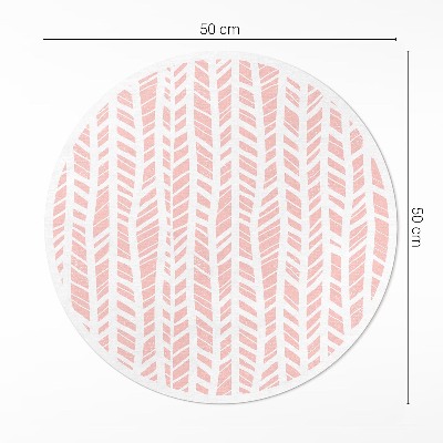 Vinyl floor rug Indian pattern pastel boho
