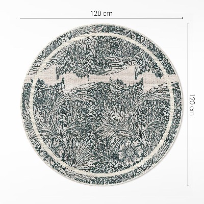 Pvc rug William Morris flowers