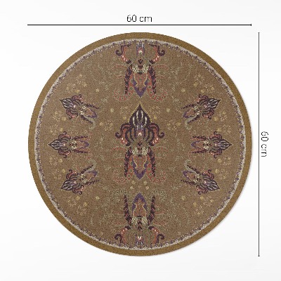 Vinyl floor rug Floral Plant Ornaments