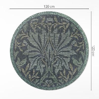 Pvc carpet Plant and floral ornaments