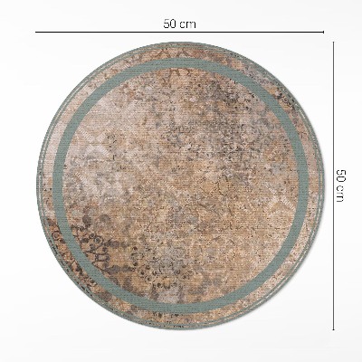 Pvc carpet Vintage embroidered decorative pattern