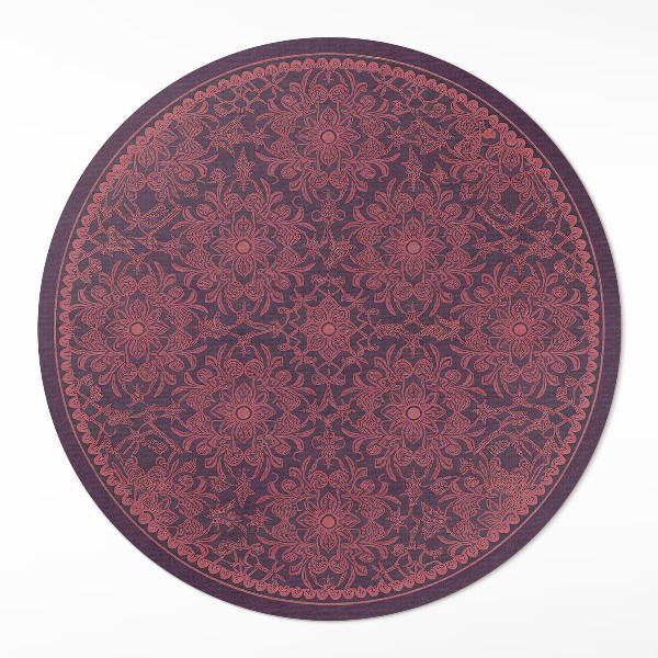Vinyl rug Decorative ornate pattern in vintage style