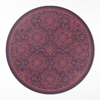 Vinyl rug Decorative ornate pattern in vintage style