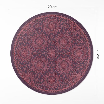 Vinyl rug Decorative ornate pattern in vintage style
