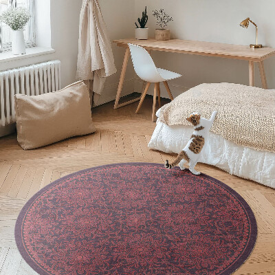 Vinyl rug Decorative ornate pattern in vintage style