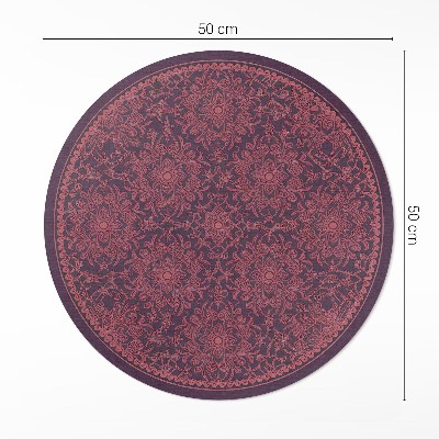 Vinyl rug Decorative ornate pattern in vintage style
