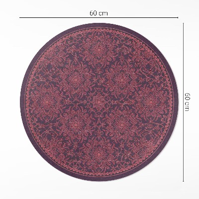 Vinyl rug Decorative ornate pattern in vintage style