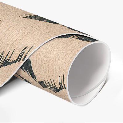 Pvc carpet Indian arrows pattern in herringbone scuffed style