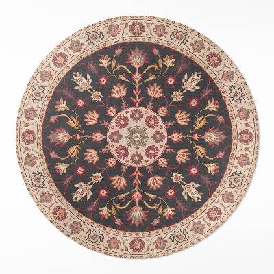 Vinyl floor rug Decorative plant motif style Persian