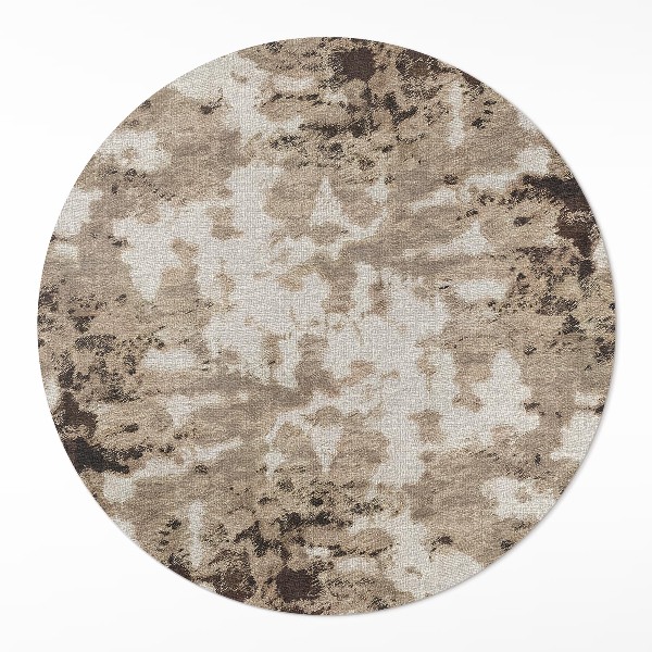 Pvc rug Vintage brown patches
