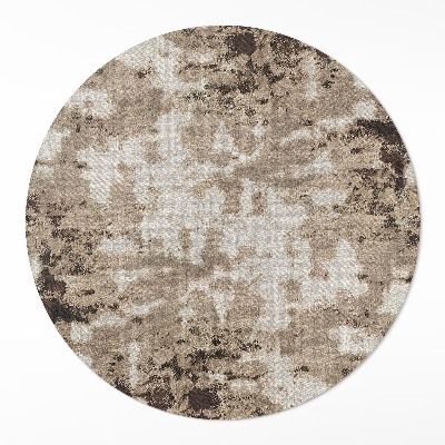 Pvc rug Vintage brown patches