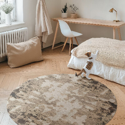 Pvc rug Vintage brown patches