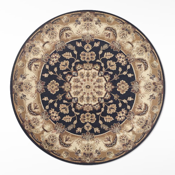 Pvc carpet Persian flower composition