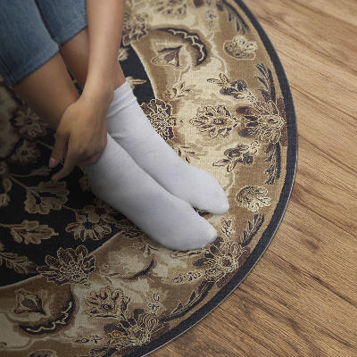 Pvc carpet Persian flower composition